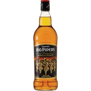 100 Pipers Blended Scotch Whisky – 750Ml Bottle 1