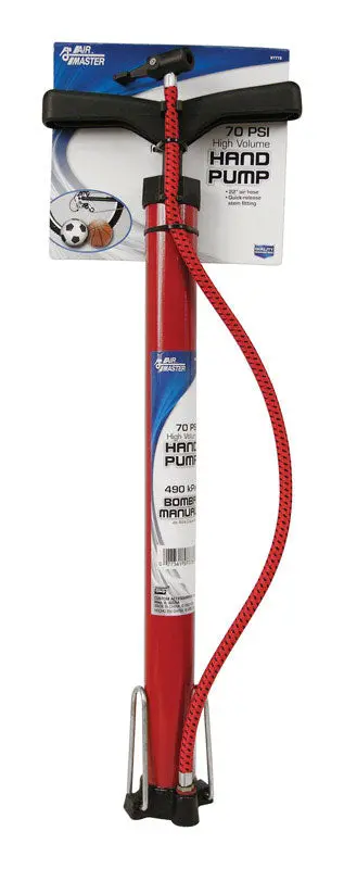 Air Master 70 Psi Hand Pump – Compact Manual Inflation Tool (57773) 1