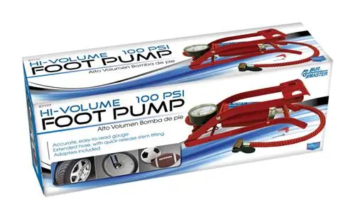 Air Master Heavy-Duty Foot Pump – 100 Psi Capacity 1