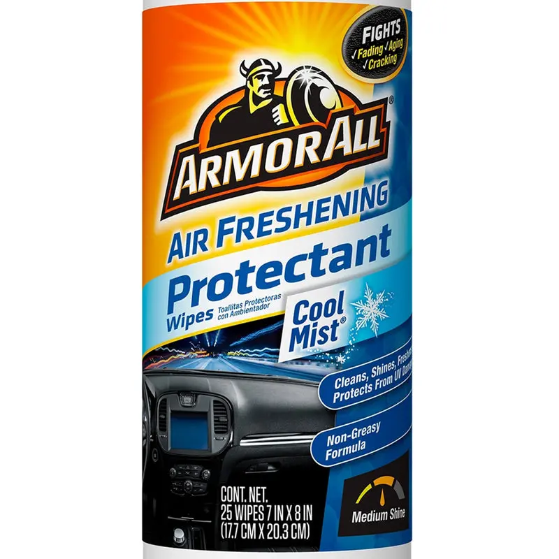 Armor All Cool Mist Air Freshening Protectant Wipes – 25 Count – 78509 1