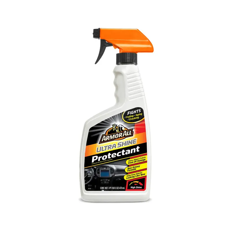 Armor All Ultra Shine Protectant Spray – Uv-Resistant Interior & Exterior Finish, 16 Oz (78000), Pack Of 5 1