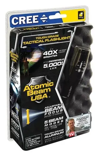 Atomic Beam Ultra-Bright Led Flashlight – Rechargeable, Adjustable Focus 1