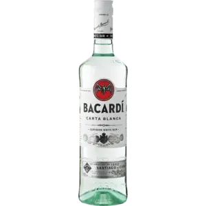 Bacardi Carta Blanca White Rum – 750Ml Bottle 1
