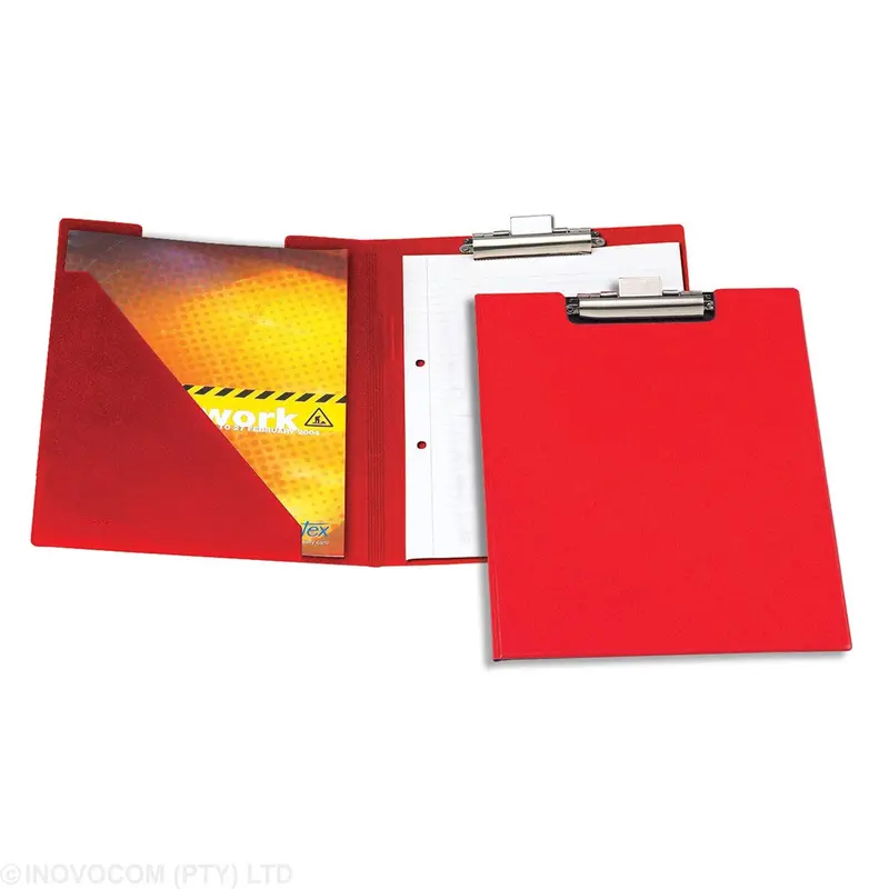 Bantex Foldable A4 Pvc Clipboard – Vibrant Red 1