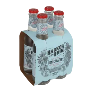 Barker & Quin Light At Heart Tonic Water – 4-Pack, 200Ml Bottles 1