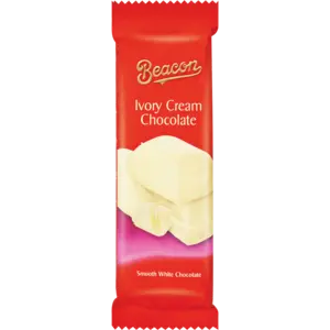 Beacon Ivory Cream Chocolate Bar – 80G 1