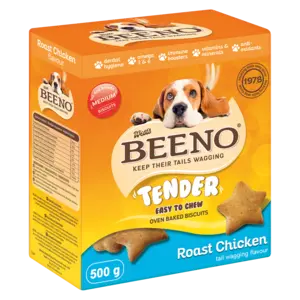 Beeno Roast Chicken Dog Biscuits – Tender Chew Treats, 500 G 1