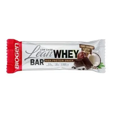 Biogen Lean Whey Protein Bar – Chocolate Coconut, 50G 1