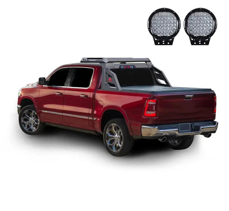 Black Horse Off Road Armour Chase Rack Kit – Heavy-Duty Roof-Mount Cargo Carrier For Jeep Applications 1