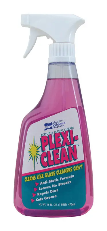 Blue Ribbon Plexi-Clean – Acrylic & Plastic Cleaner, Non-Streaking Formula, 16 Oz, Pack Of 6 (11070) 1