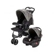 Boni Grey Three-Wheel Travel System – Compact & Agile 1