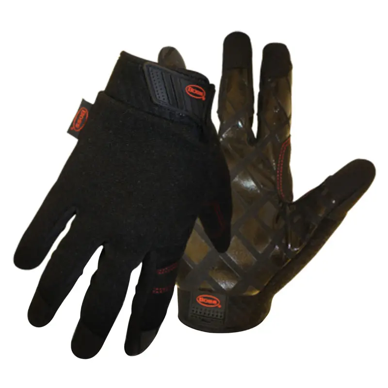 Boss Diamond Grip Black Mechanic’S Gloves – Model 5211 1