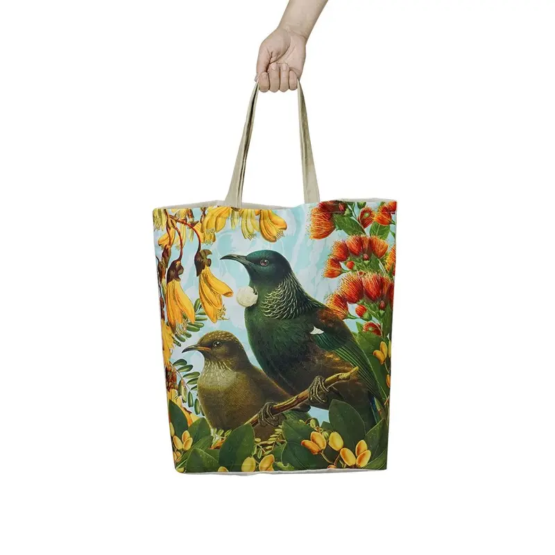 Botanical Tui Nz Shopping Bag – Eco-Friendly Cotton Tote 1
