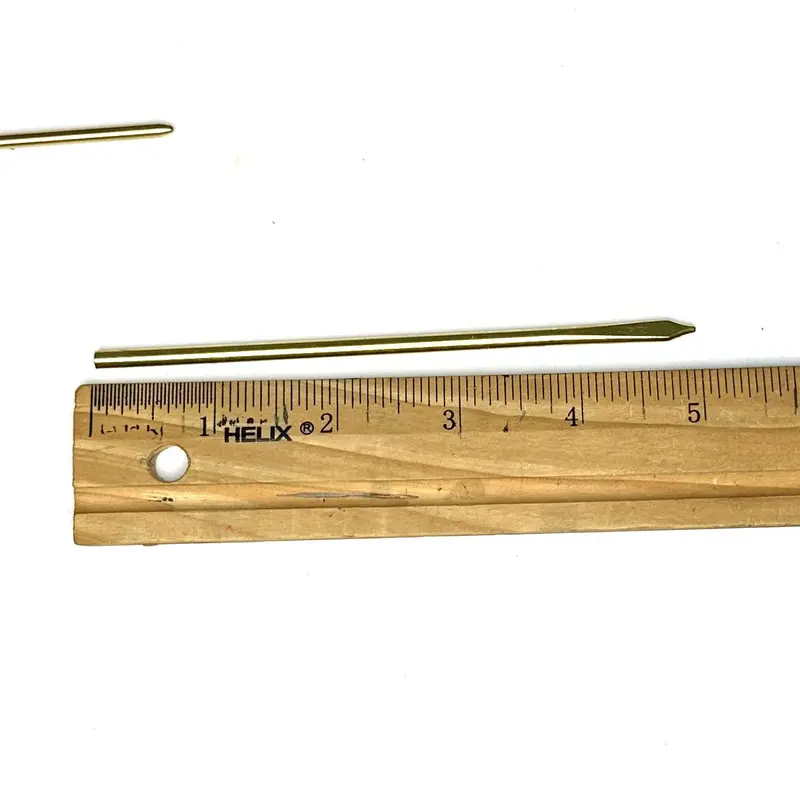 Brass Perma-Lok Glove Lacing Needles Set 1