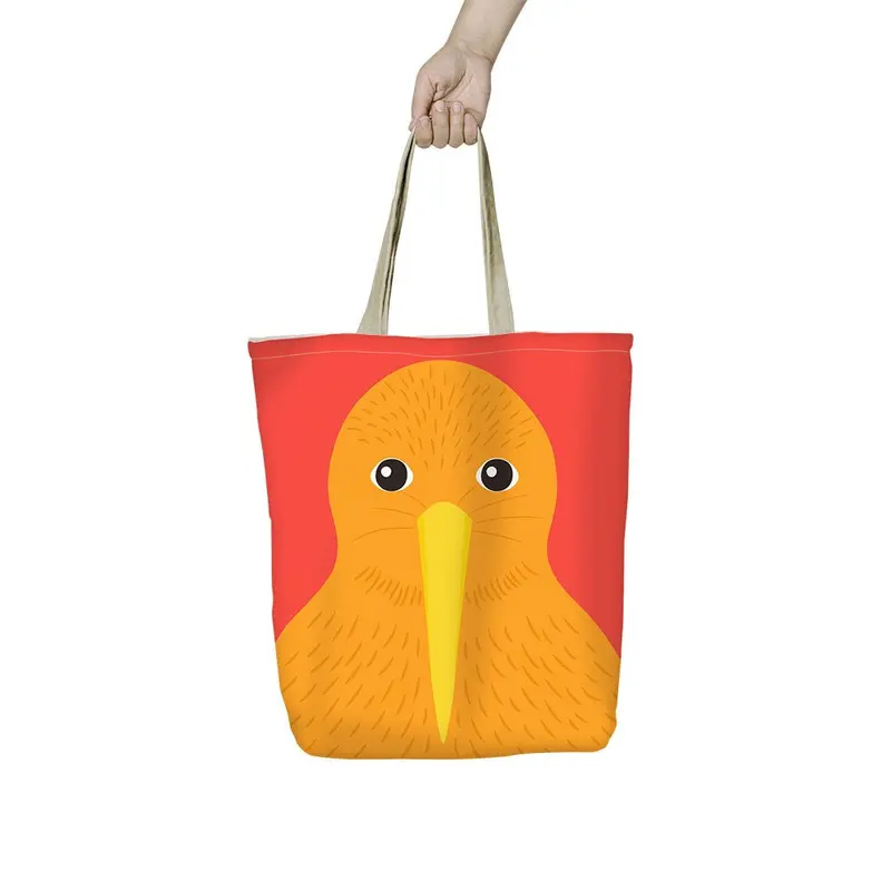 Bright Kiwi Nz Shopping Bag – Vibrant Native Bird Tote 1