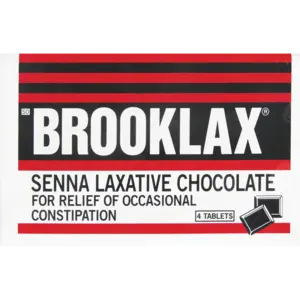 Brooklax Mini Laxative Tablets – 4-Count Travel-Friendly Relief 1