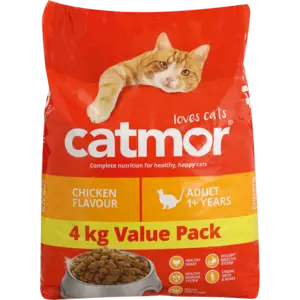 Catmor Adult Dry Cat Food – Chicken Recipe, 4Kg Bag 1