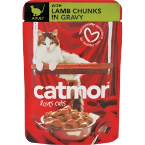 Catmor Lamb In Gravy Wet Cat Food Pouch – 85G 1