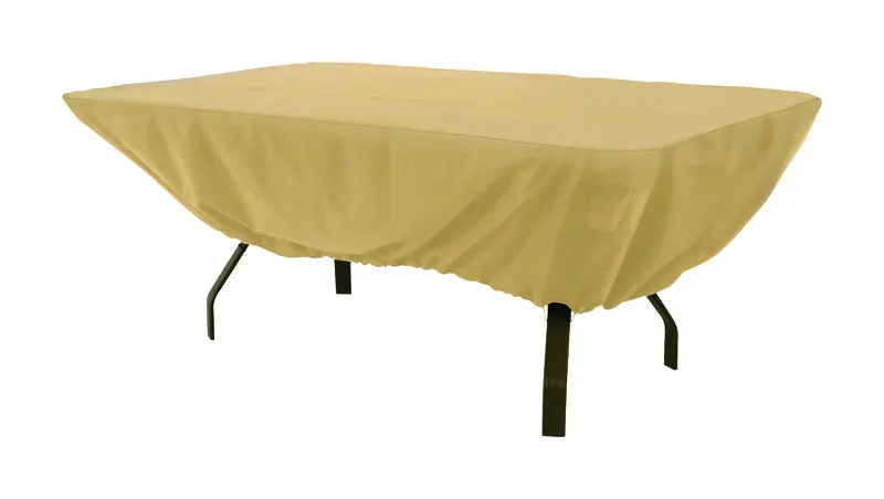Classic Accessories 58242 Terrazzo Rectangular Table Cover – 23 In. H × 44 In. W × 72 In. L Polyester 1