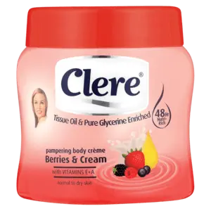 Clere Berries & Cream Nourishing Hand And Body Lotion – 500Ml 1