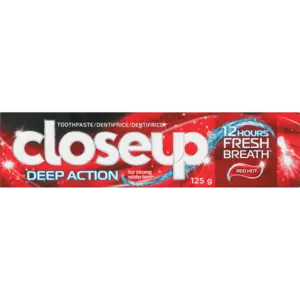 Close Up Red Hot Deep Action Toothpaste – 125Ml Tube 1