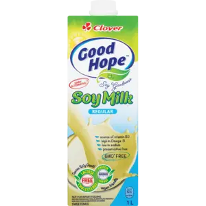 Clover Good Hope Uht Soy Milk – 1L Regular 1