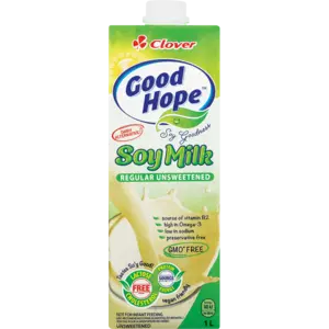 Clover Good Hope Uht Unsweetened Soy Milk – 1L 1