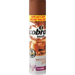 Cobra Touch Lavender-Scented Wood Polish – 300Ml Protective Finish 1
