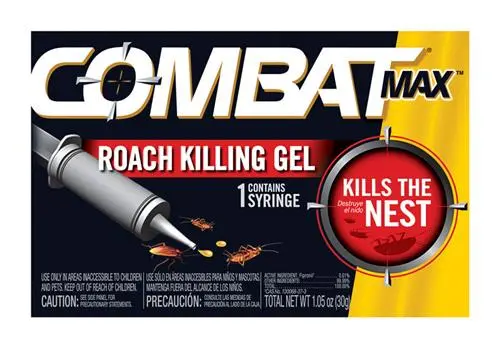 Combat Max Roach Killing Gel – 1.05 Oz Targeted Bait For Indoor Infestations 1