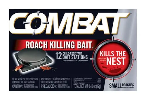 Combat Roach Bait Stations – 12-Unit Pest Control Pack 1
