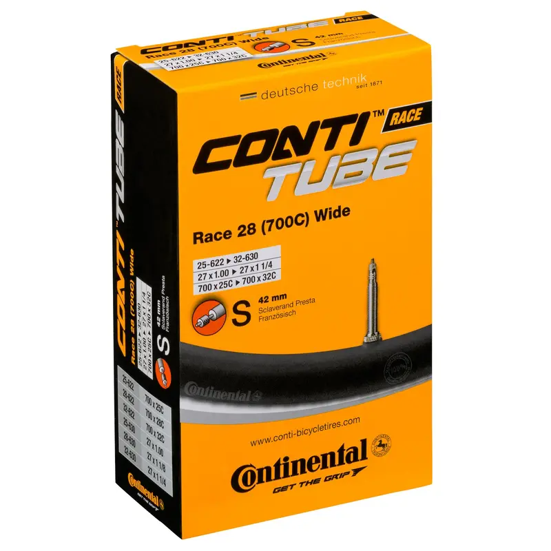 Continental Race 28 Wide Inner Tubes – High-Volume Performance 1