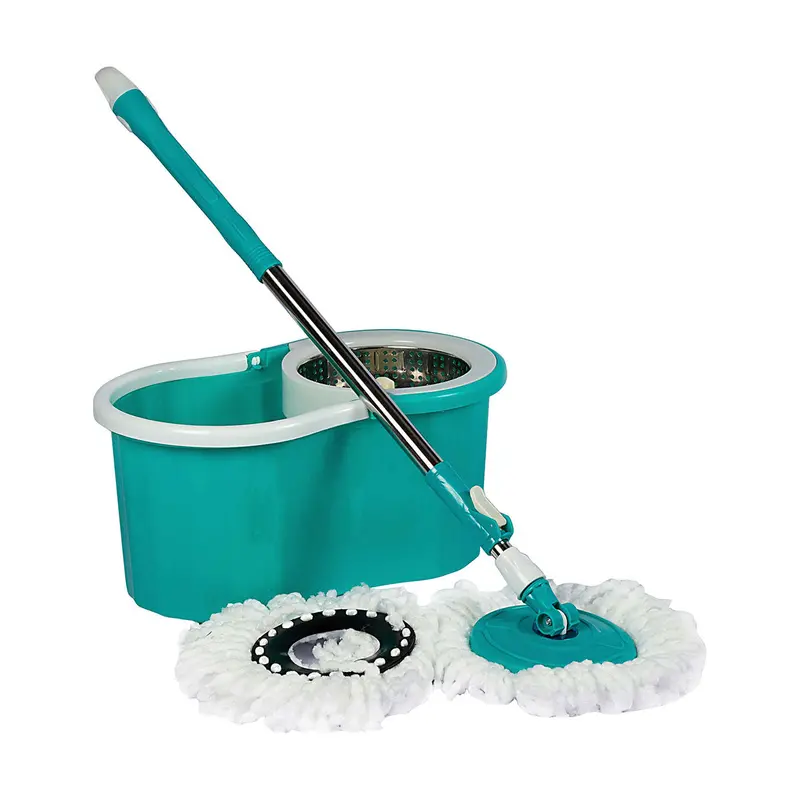 Contour Spin Mop System With Steel Spinner And Spare Pad 1