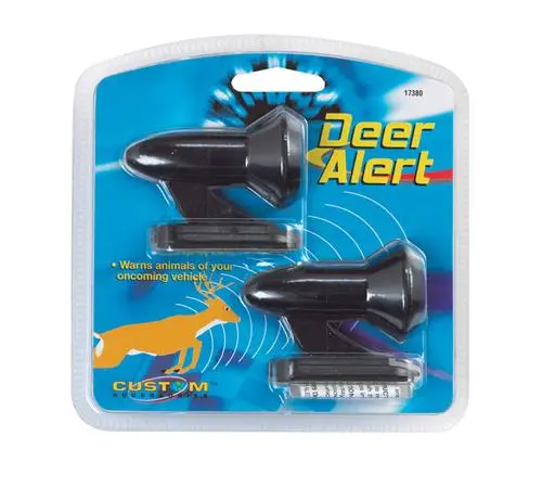 Custom Accessories Black Deer Alert Mirror Mount – Vehicle Safety Warning Device (Model 17380) 1