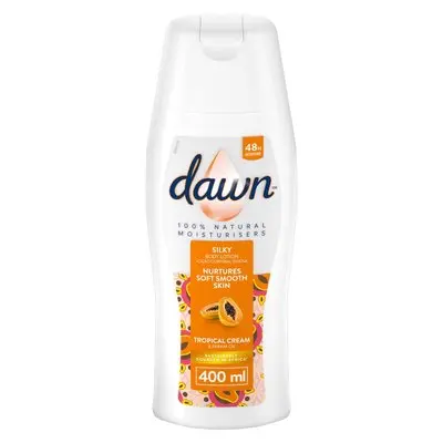 Dawn Tropical Papaya Oil Silky Body Lotion – 400Ml 1