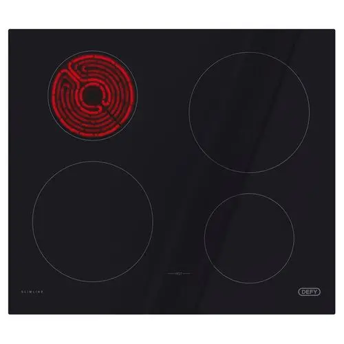 Defy 50Cm Slimline Black Vitroceramic Cooktop – Touch-Free Control (Dhd409) 1