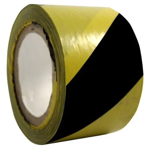 Dejuca Yellow-Black Barrier Tape – 75Mm X 100M 1