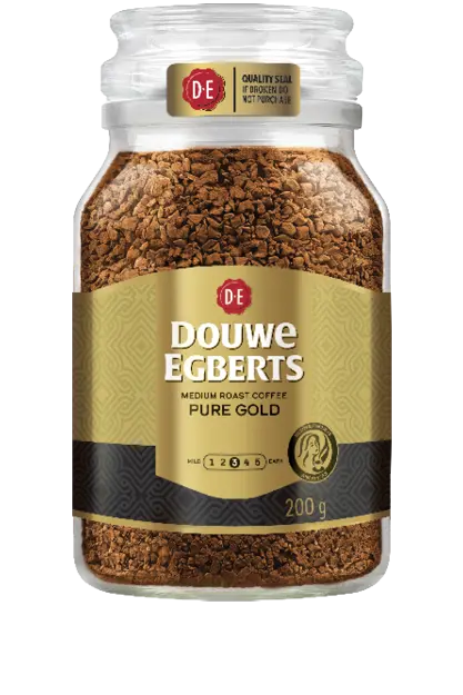Douwe Egberts Mocha Kenya Blend Instant Coffee – 200G Reusable Jar 1
