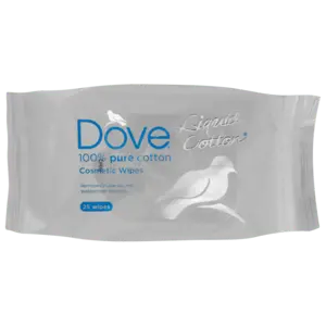 Dove Cosmetic Facial Cleansing Wipes – 25-Count Gentle Makeup Remover 1
