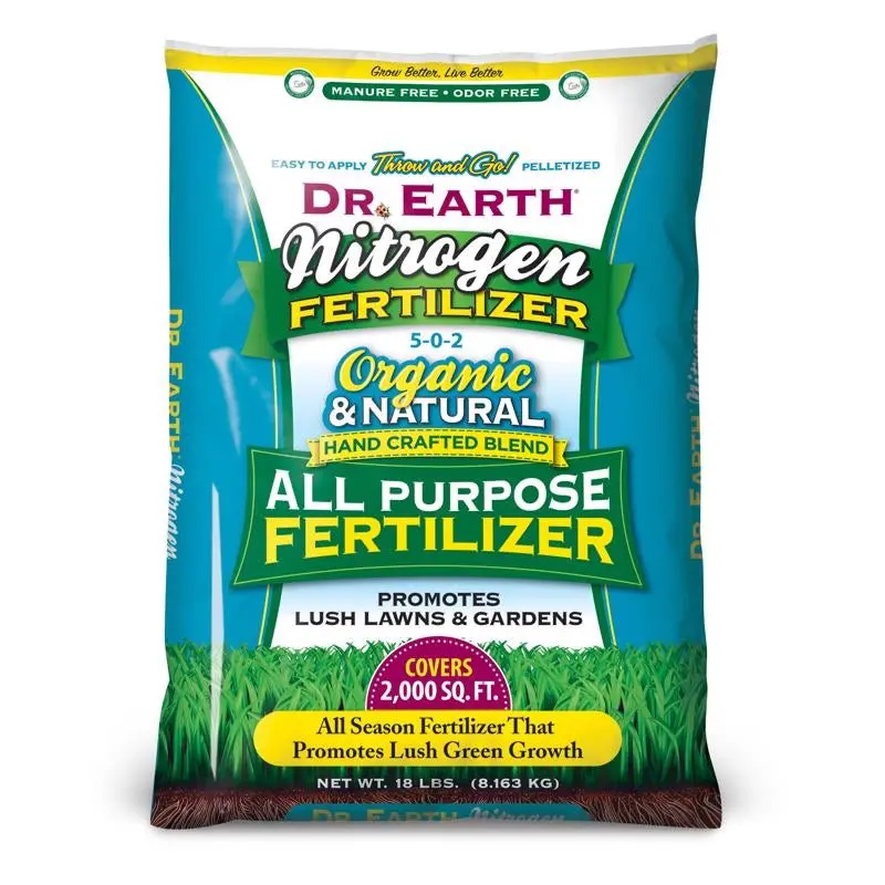 Dr. Earth 5-0-2 All-Purpose Fertilizer – Organic Nitrogen Boost, 699 G 1