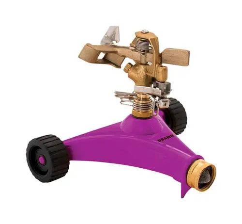 Dramm Colorstorm Ground-Level Impulse Sprinkler – Rust-Resistant, Full-Circle Rotation (Model 10-15030) 1