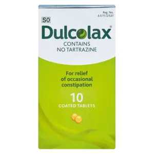 Dulcolax Bisacodyl Laxative Tablets – 10-Count Convenient Pack 1
