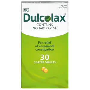 Dulcolax Bisacodyl Laxative Tablets – 30-Count Fast-Acting Relief 1