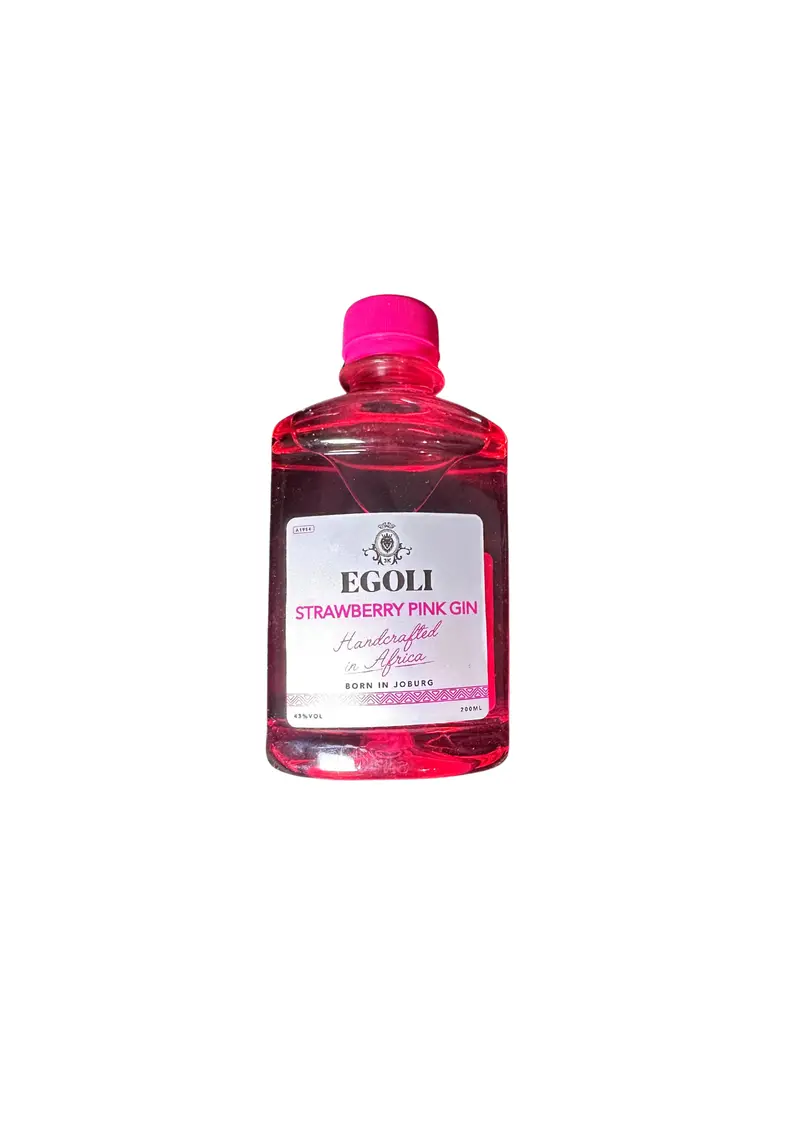 Egoli Strawberry Pink Gin – 200Ml Mini Bottle 1