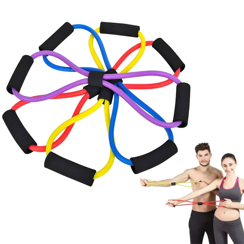 Elastic Rubber Resistance Pull Rope For Strength Training 1