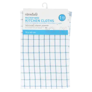 Essentials Large Microfiber Kitchen Cloth – 70 × 40 Cm 1