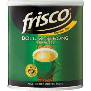 Frisco Bold & Strong Instant Coffee Granules – 250G Jar 1