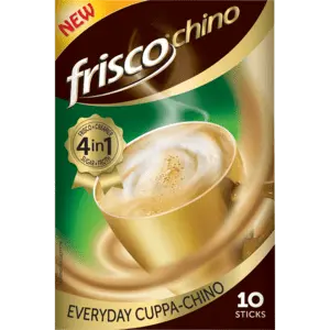 Frisco Cuppa-Chino 4-In-1 Instant Beverage Sachets – 10 × 19G 1