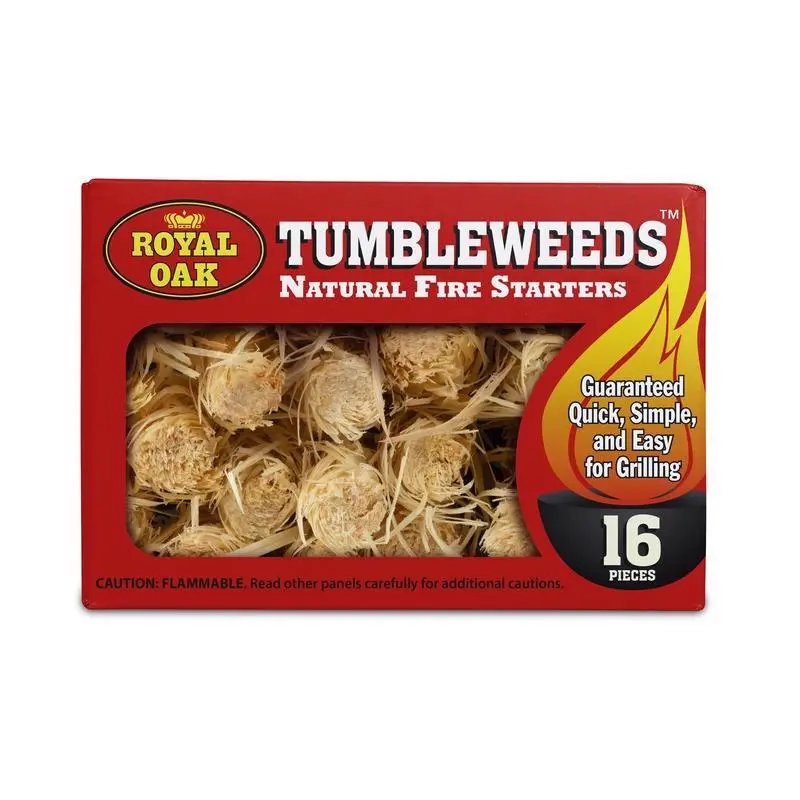 Frontier Tumbleweeds Paraffin Fire Starters – 16-Count Pack For Quick, Clean Ignition (205-228-448) 1