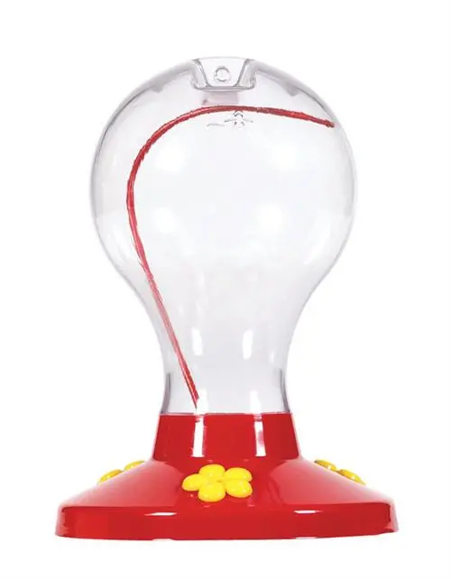 Garden Song Transparent Hanging Hummingbird Feeder – Durable Plastic Design 1