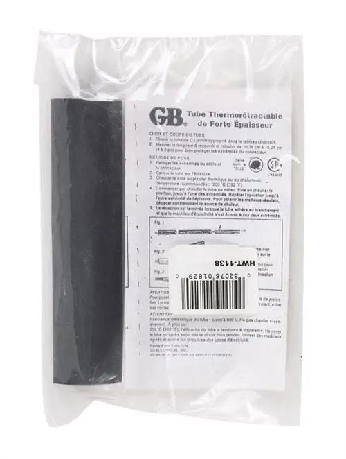 Gardner Bender 1-3/32" Heavy-Duty Heat-Shrink Tubing Sleeve (Hwt-1138) 1